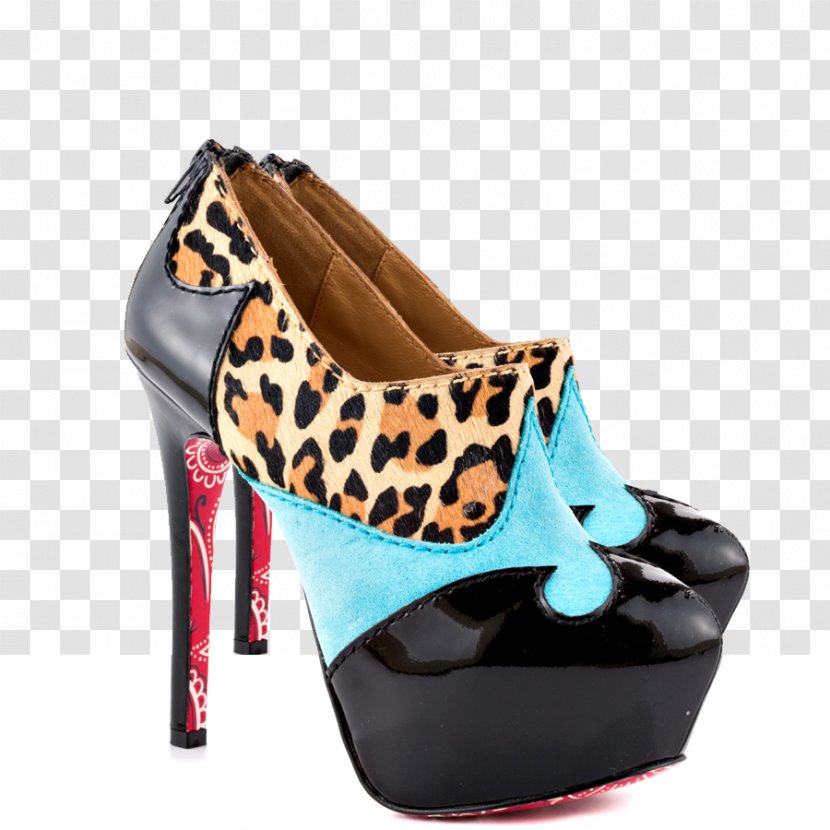 High-heeled Shoe Sandal Boot - Footwear - Cheetah Print KD Shoes 2016 Transparent PNG