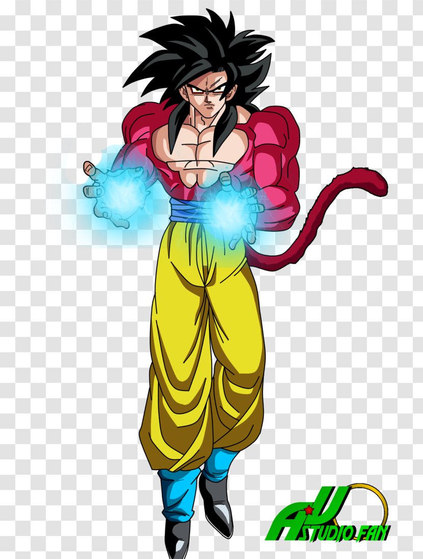 Goku Trunks Vegeta Gogeta Saiyan - Cartoon - Ssj4 Transparent PNG