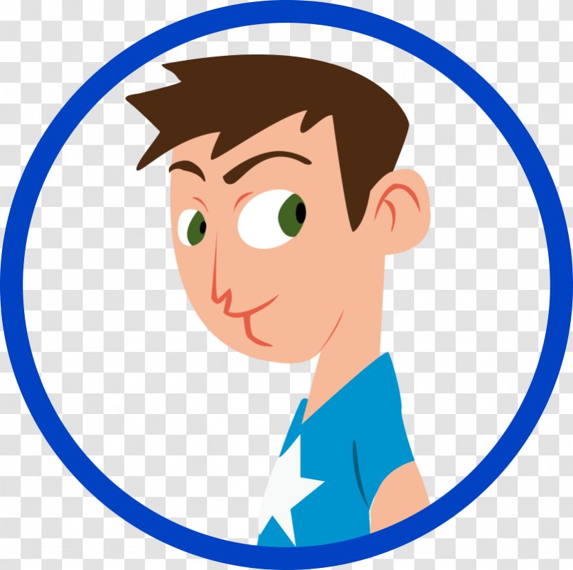 Boy Cartoon - Cheek - Smile Gesture Transparent PNG