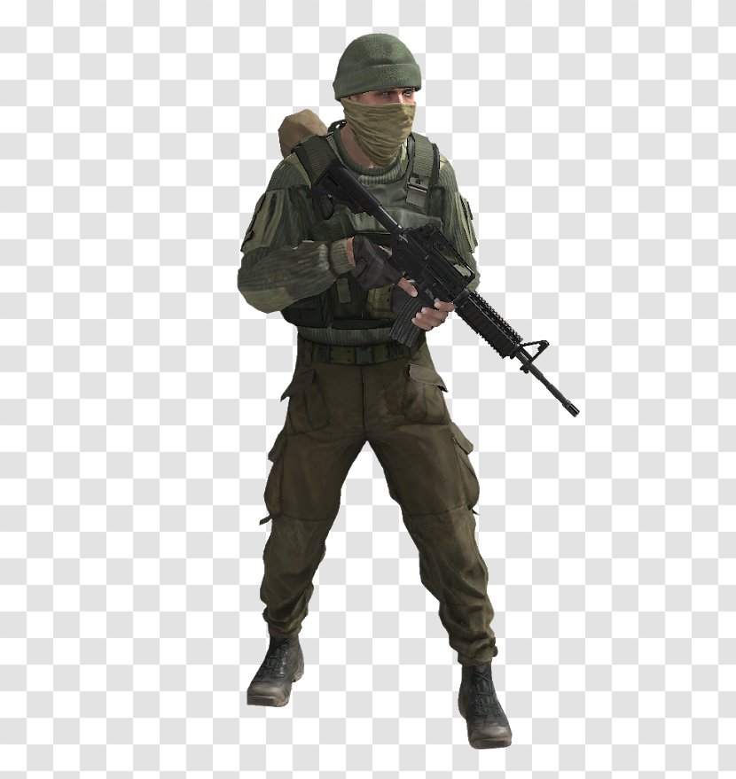 Soldier Airsoft Guns Infantry Firearm Marksman - Military Organization Transparent PNG