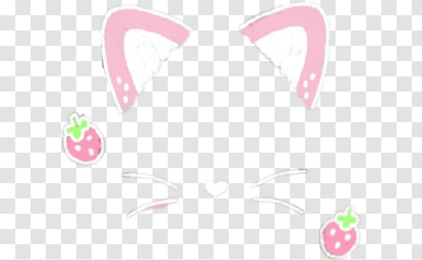 Graphics Image Editing Body Jewellery We Heart It - Pink M - Cat Ears Overlay Transparent PNG