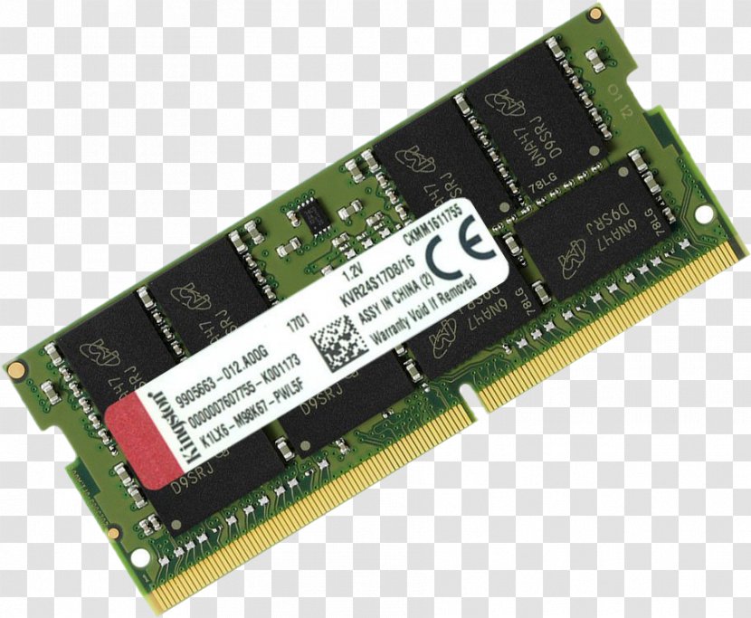 Dell SO-DIMM DDR4 SDRAM Computer Data Storage - Microcontroller - RAM Transparent PNG