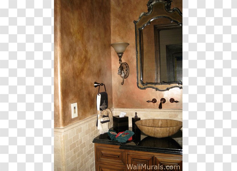 Faux Painting Wall Bathroom - Hand-painted Living Room Transparent PNG