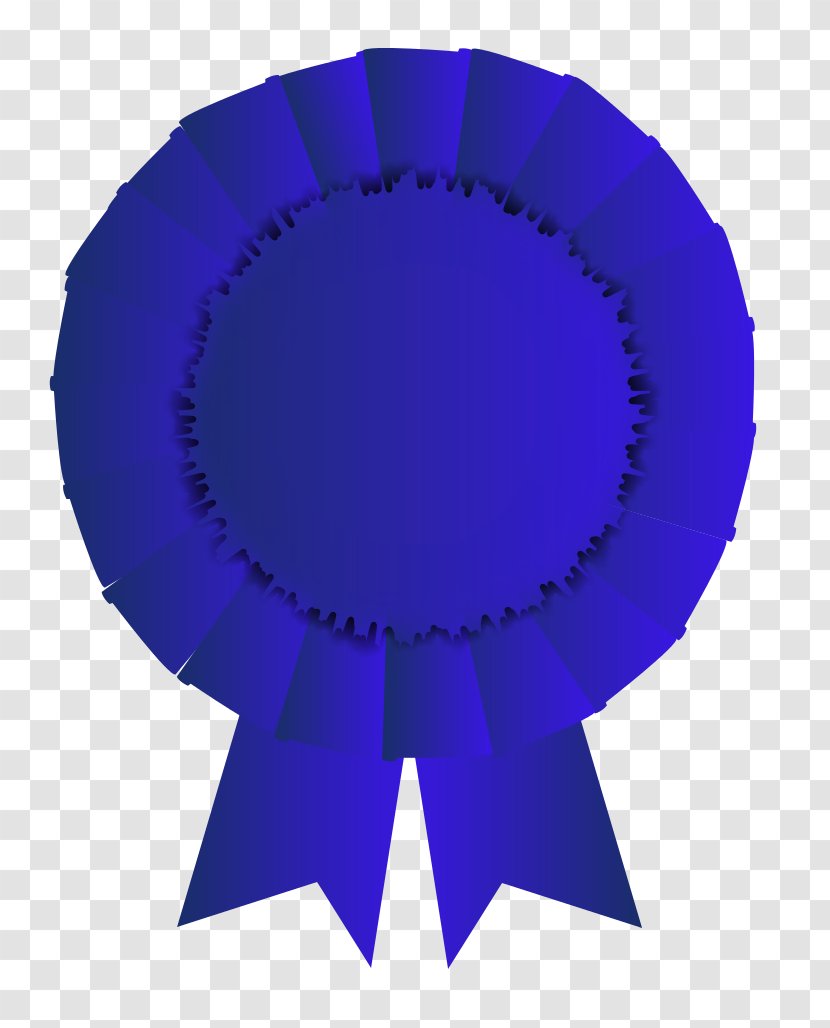Clip Art Award Medal Image - Blue Ribbon Transparent PNG