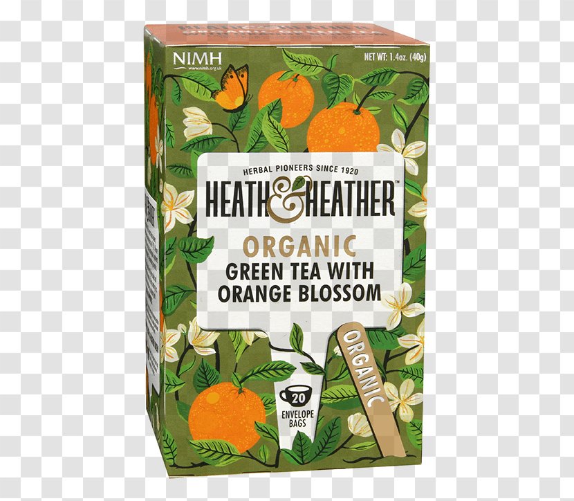 Green Tea Dianhong Heath & Heather Organic Decaffeinated Black 80 Bags - Plant Transparent PNG