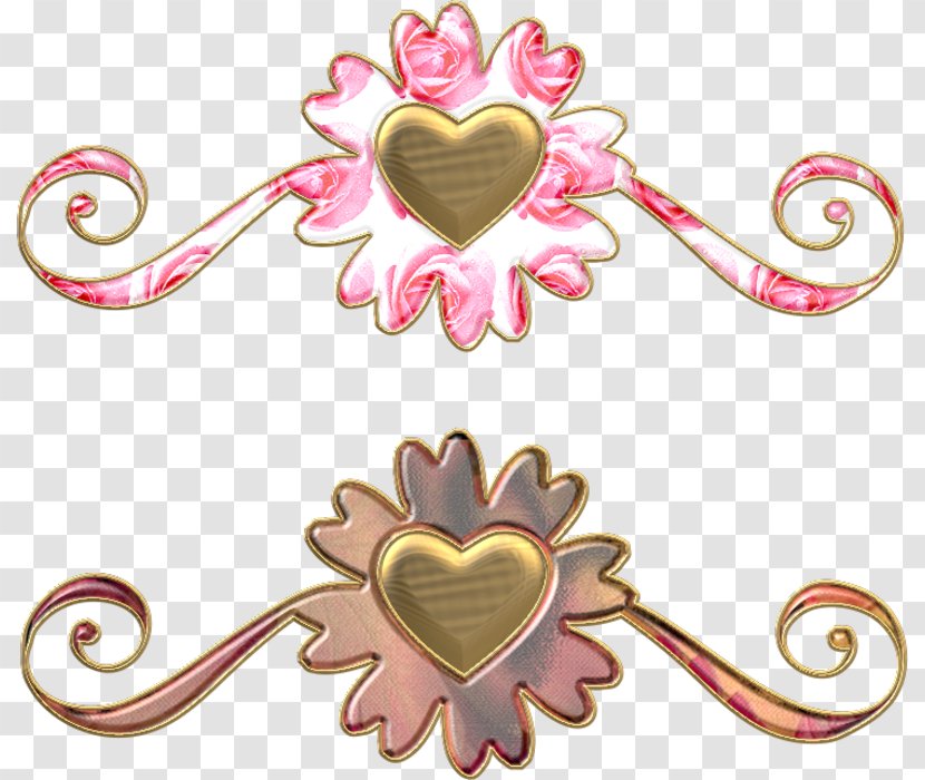 Pink M Body Jewellery Clip Art - Flower Transparent PNG