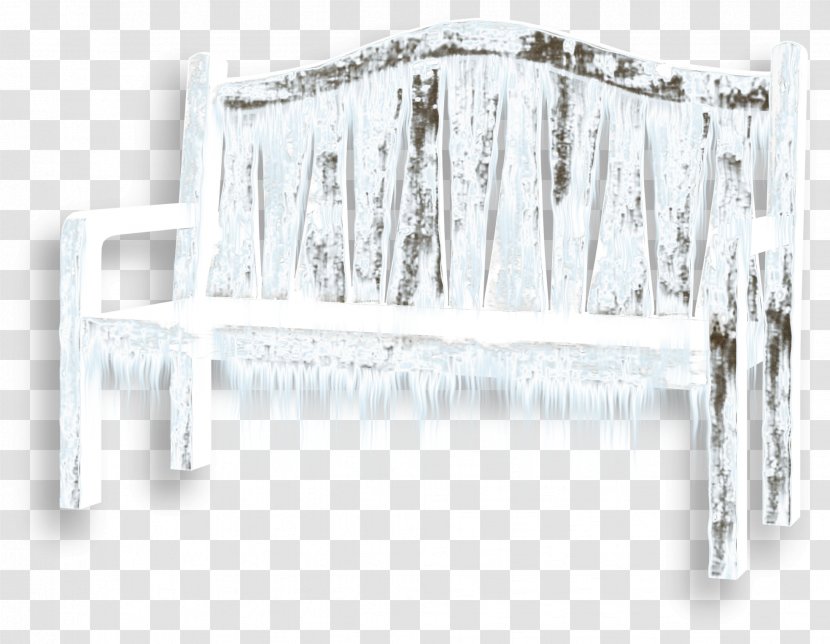 Table Chair Bench Seat - White - Snow Seating Transparent PNG