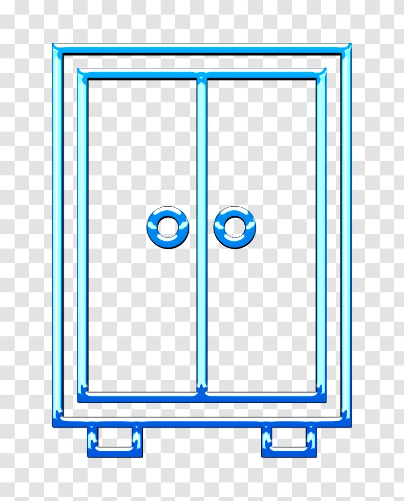 Bedroom Icon Cupboard Furniture - Rectangle Wardrobe Transparent PNG