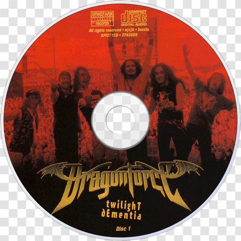 DragonForce Twilight Dementia Inhuman Rampage Album Cover - Silhouette - Dragonforce Transparent PNG