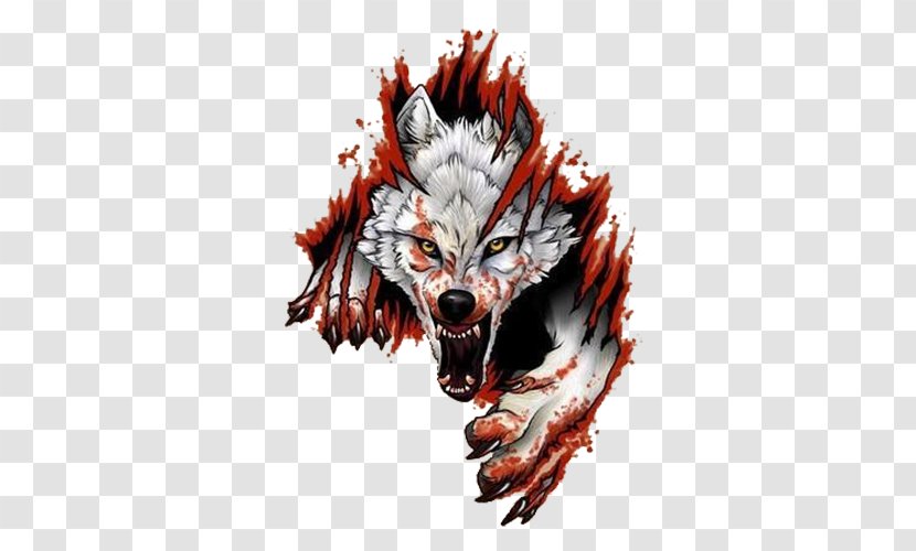 Sleeve Tattoo Art - Werewolf Avatar Transparent PNG