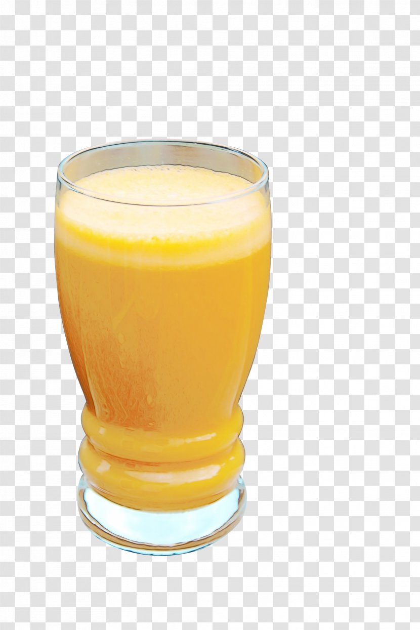 Orange Juice Drink Yellow - Advocaat - Smoothie Transparent PNG