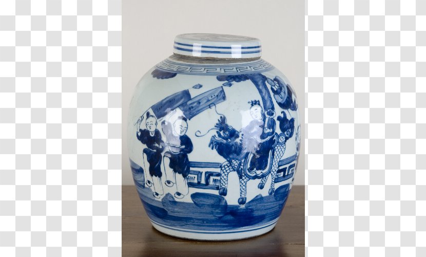 Blue And White Pottery Vase Jar Ceramic Porcelain Transparent PNG