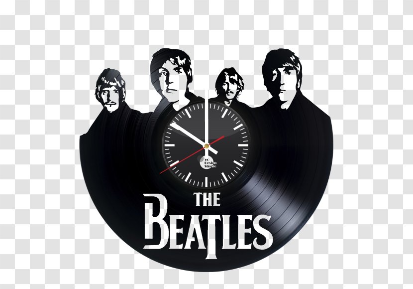 The Beatles Phonograph Record Clock Abbey Road LP - Tree - Logo Transparent PNG