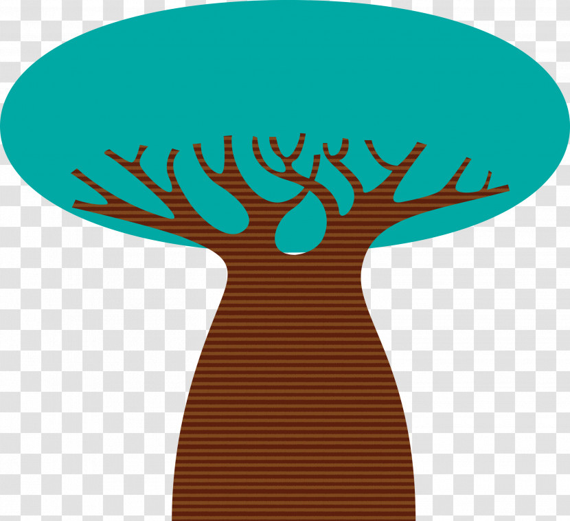 Antler Teal M-tree Meter Tree Transparent PNG