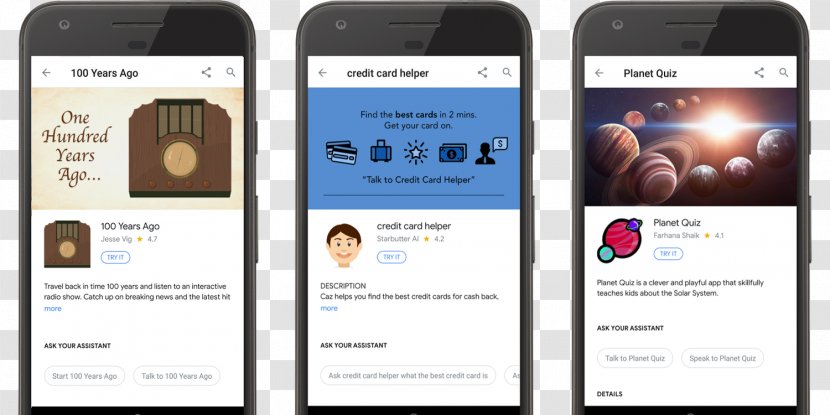 Smartphone Google Assistant Planet Quiz Mobile App - Phone - Contest Poster Transparent PNG