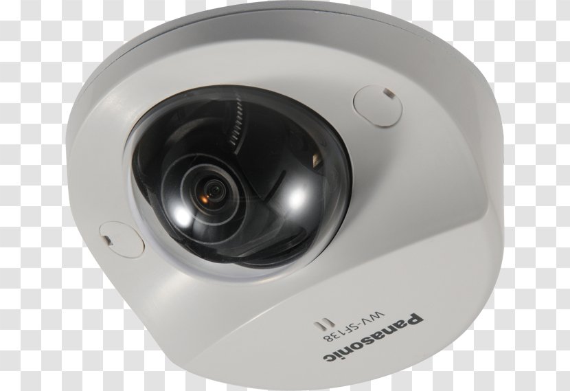 Panasonic IP Mini Dome Camera HD Closed-circuit Television - Cameras Optics Transparent PNG