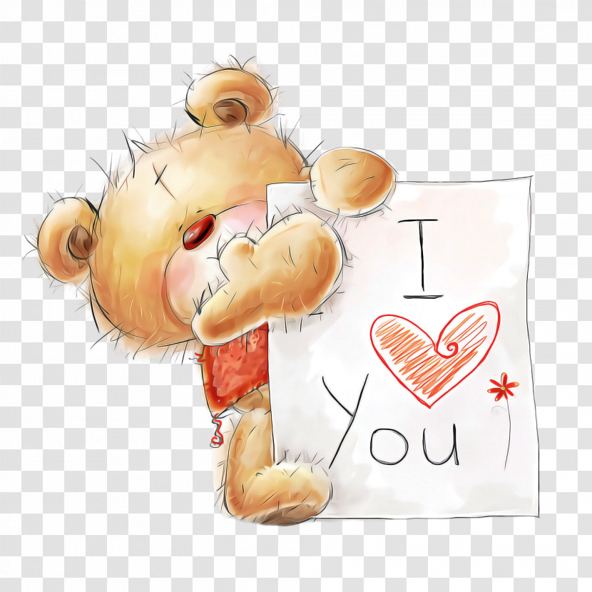 Cartoon Love Heart Heart Transparent PNG