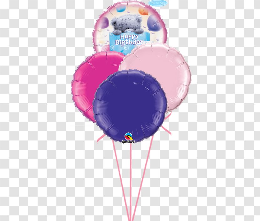 Mylar Balloon Birthday Release Gas - Coral Transparent PNG