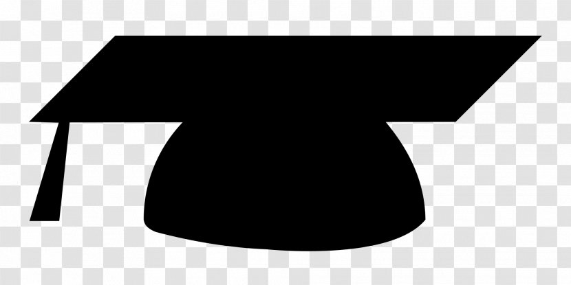 Square Academic Cap T-shirt Hat Graduation Ceremony Doctor - Black Transparent PNG