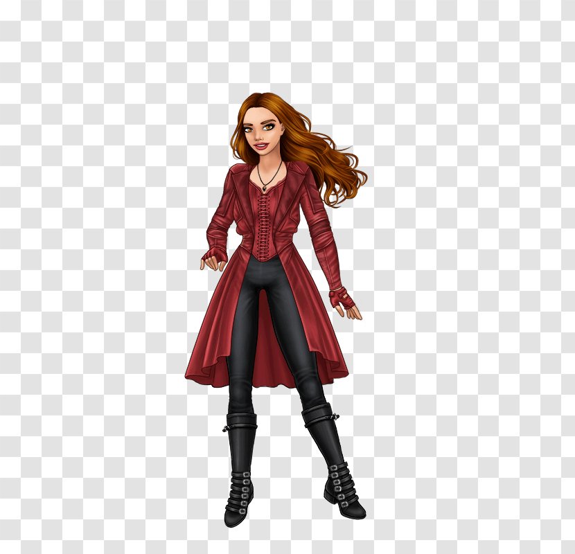 Black Widow Lady Popular Wanda Maximoff Superhero Comics Transparent PNG