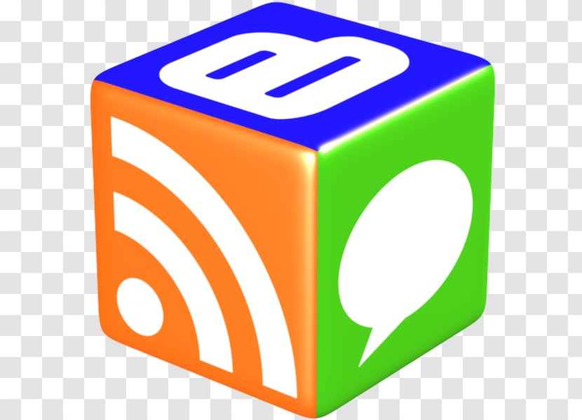 Social Media Blog Network - Symbol - 3d Cube Transparent PNG