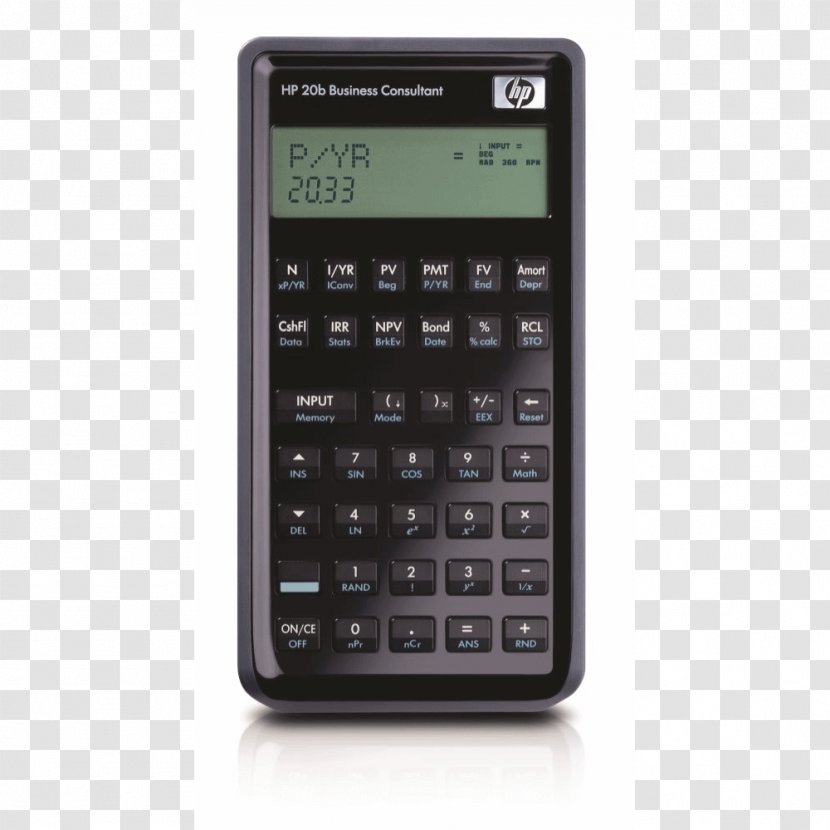 Hewlett-Packard HP 30b 20b Financial Calculator - Numeric Keypad - Hewlett-packard Transparent PNG