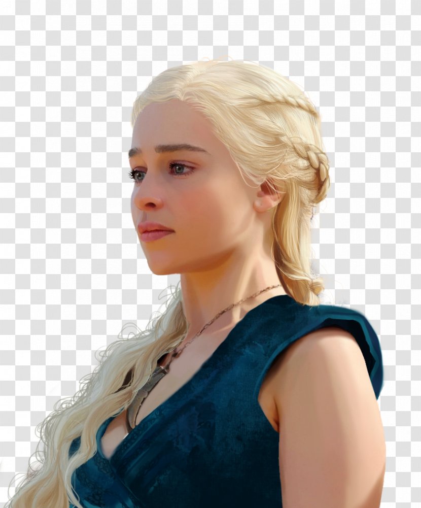 Daenerys Targaryen Game Of Thrones House Drawing DeviantArt - Hair - Stars Transparent PNG