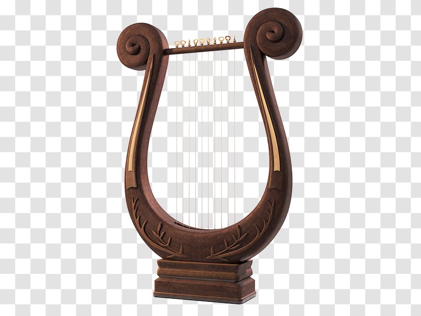 Lyre Harp Greek Musical Instruments String - Flower - Western Transparent PNG