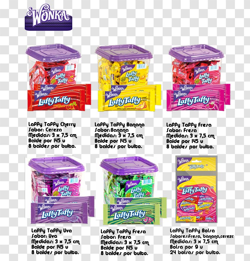 Laffy Taffy Toy Candy Minibar - Wonka Transparent PNG