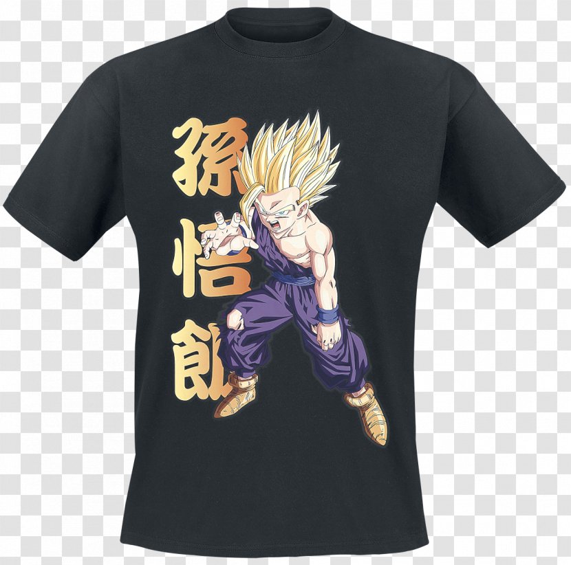 Gohan Goku T-shirt Vegeta Cell - Silhouette Transparent PNG