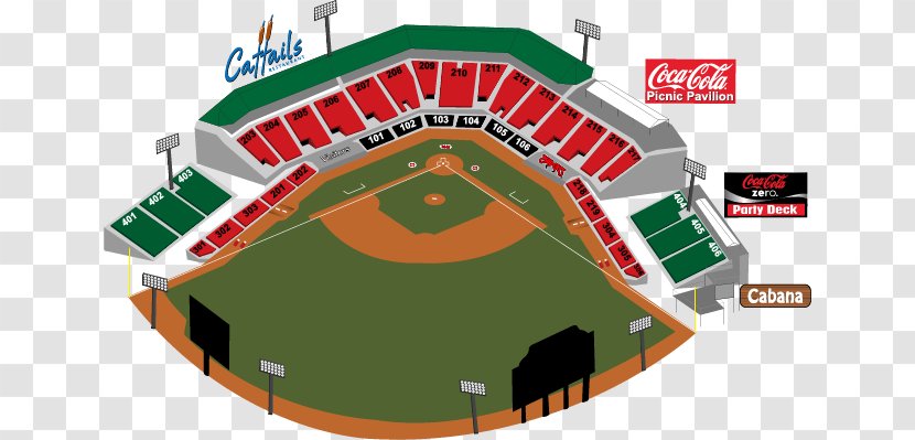 Carolina Mudcats Stadium Game North Brand - Structure - Baseball Transparent PNG