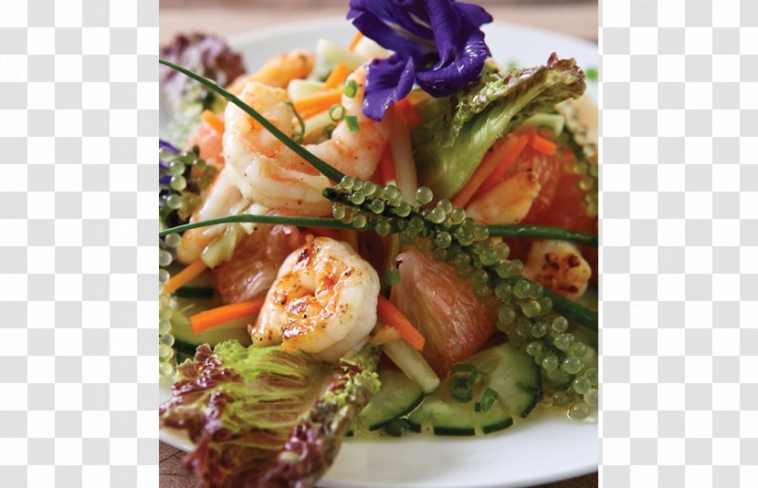 Vegetarian Cuisine Leaf Vegetable Food Dish - La Quinta Inns Suites - Shrimps Transparent PNG