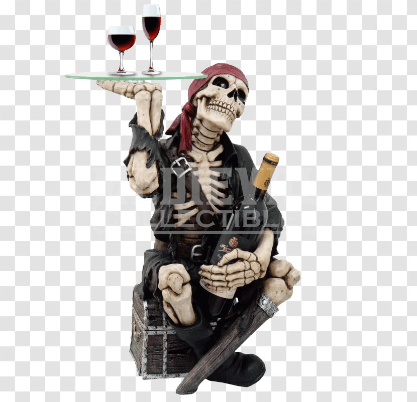 Wine Racks Table Bottle Glass - Figurine - Pirate Rum Transparent PNG