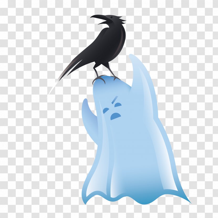 Halloween Clip Art - Animation - Raven Ghost Transparent PNG