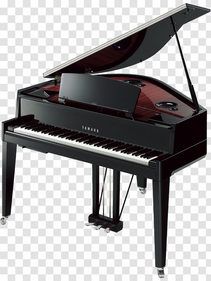 AvantGrand Yamaha Corporation Digital Piano Electric - Watercolor Transparent PNG