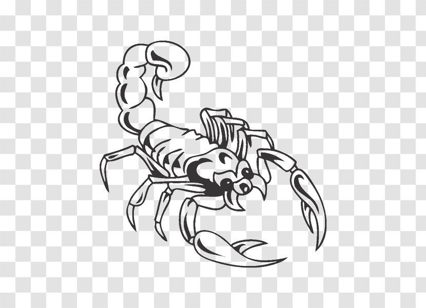 Scorpion Tattoo Image Vector Graphics Illustration - Joint Transparent PNG