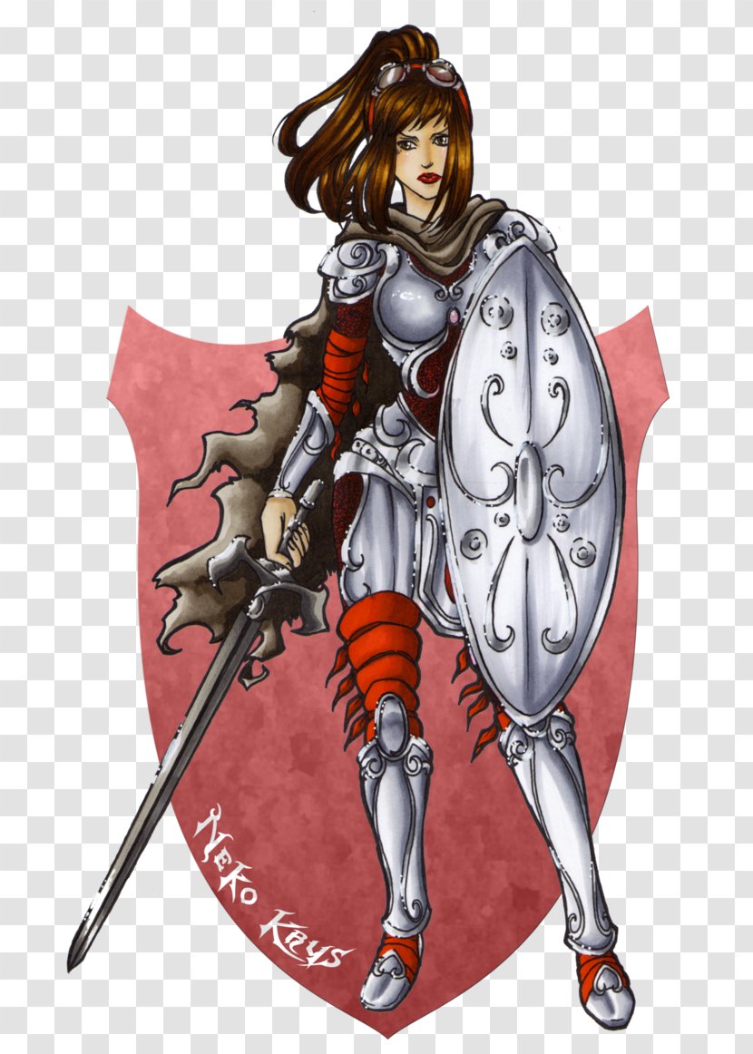 Art The Woman Warrior Knight Weapon Spear Transparent PNG