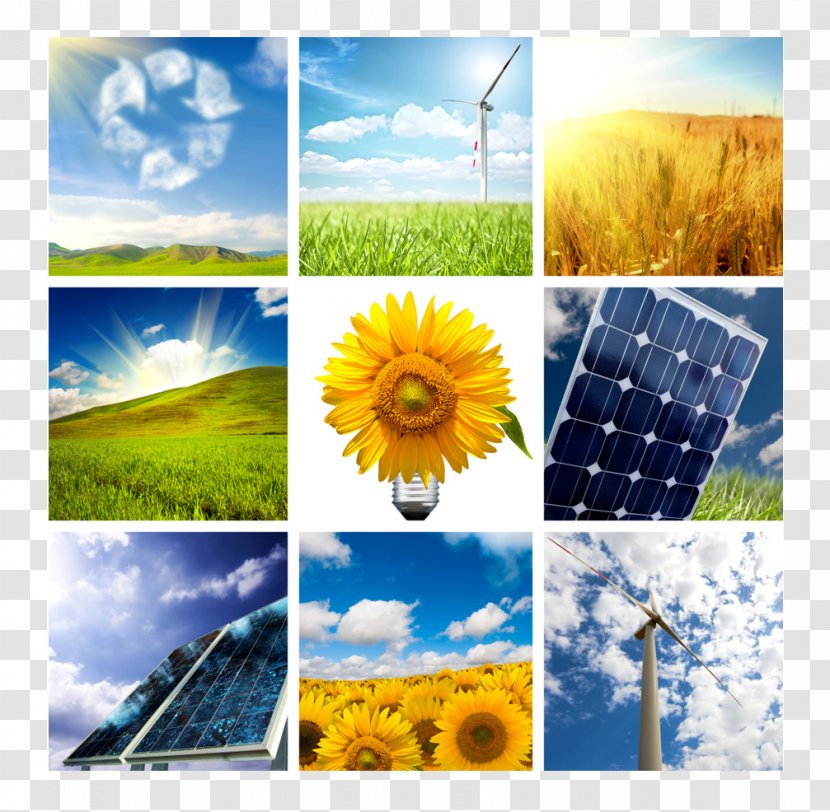 Renewable Energy Wind Turbine Power Solar - Panels Transparent PNG