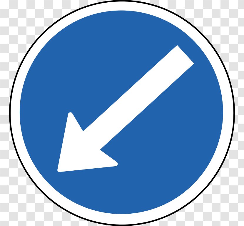 Traffic Sign Signalisation Routière Arrow Warning Transparent PNG
