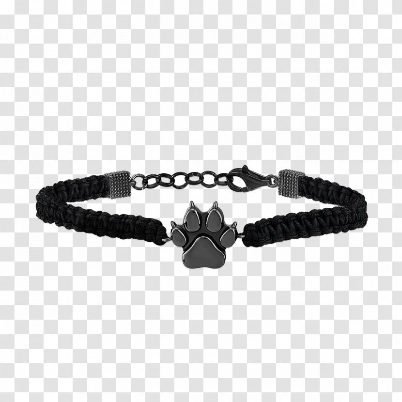 Bracelet Silver Black M - Two Stran Macrame Bracelets Patterns Step By Transparent PNG