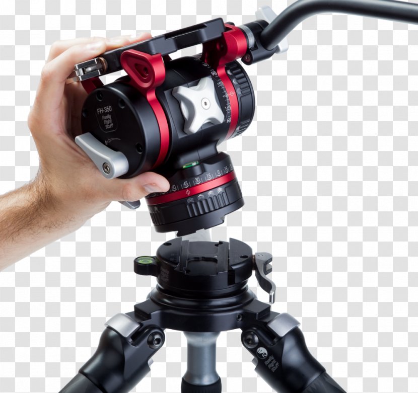 Tripod & Monopod Heads Video Really Right Stuff FH-350 Fluid Head With Flat Dovetail Base - Camera - Ball Hitch Adapter Transparent PNG