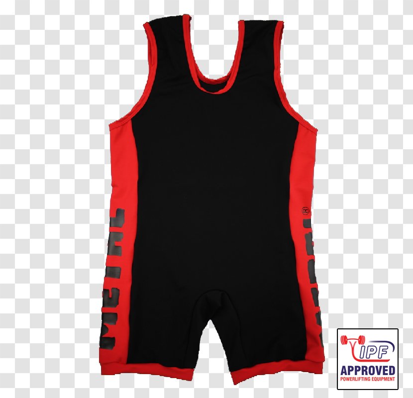 Gilets Wrestling Singlets Sleeveless Shirt Red Powerlifting - Outerwear - Suit Transparent PNG