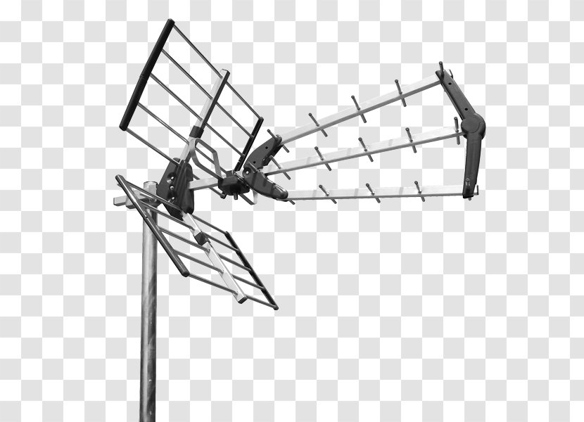 Television Antenna Aerials Radio Frequency Directional Wireless - Digital Terrestrial - Tower Transparent PNG