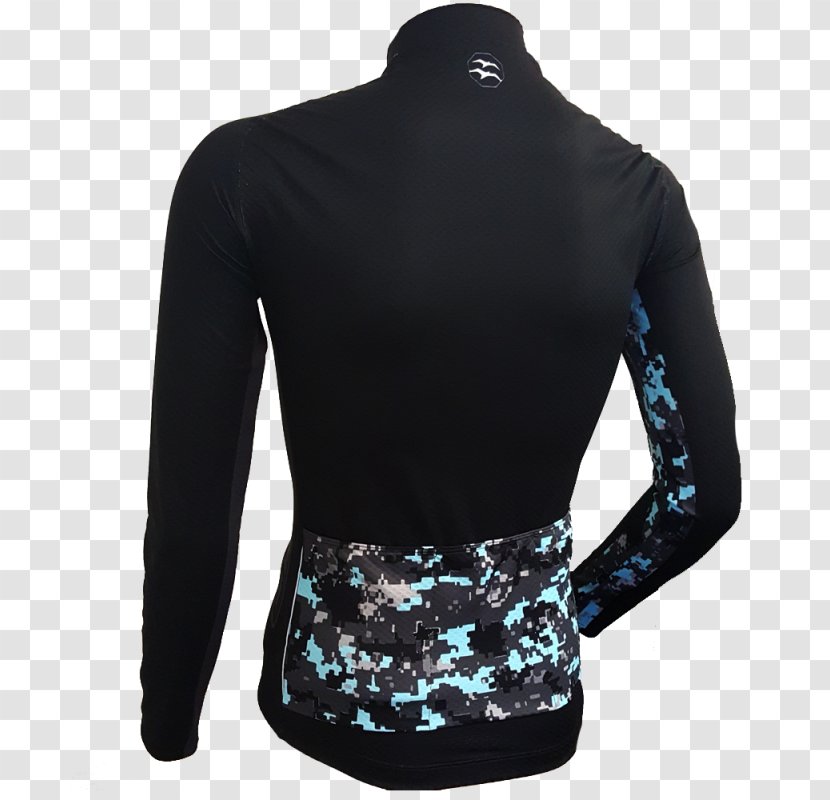 Long-sleeved T-shirt Shoulder Product - Black - Cycling Race Transparent PNG