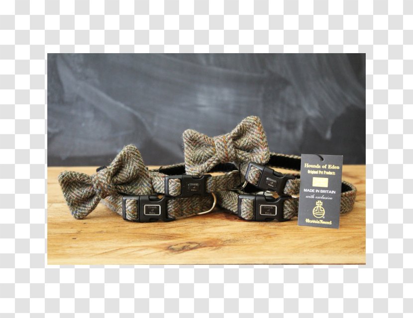 Harris Tweed Dog Collar Webbing Textile Transparent PNG