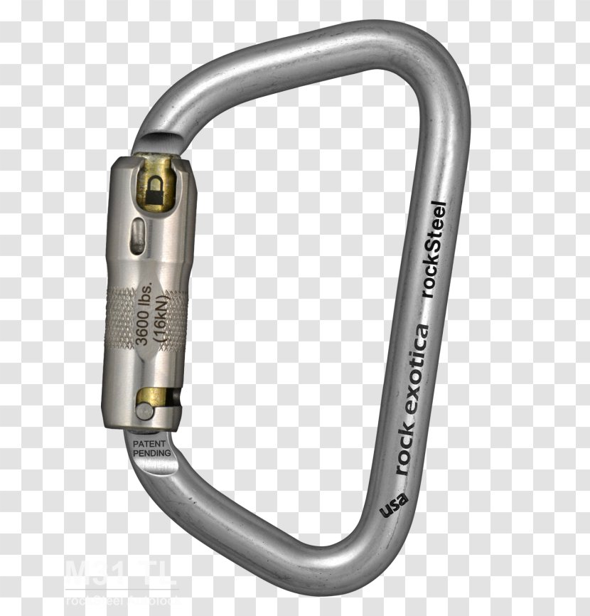 Carabiner Climbing Zip-line Rope Rescue - Zipline Transparent PNG