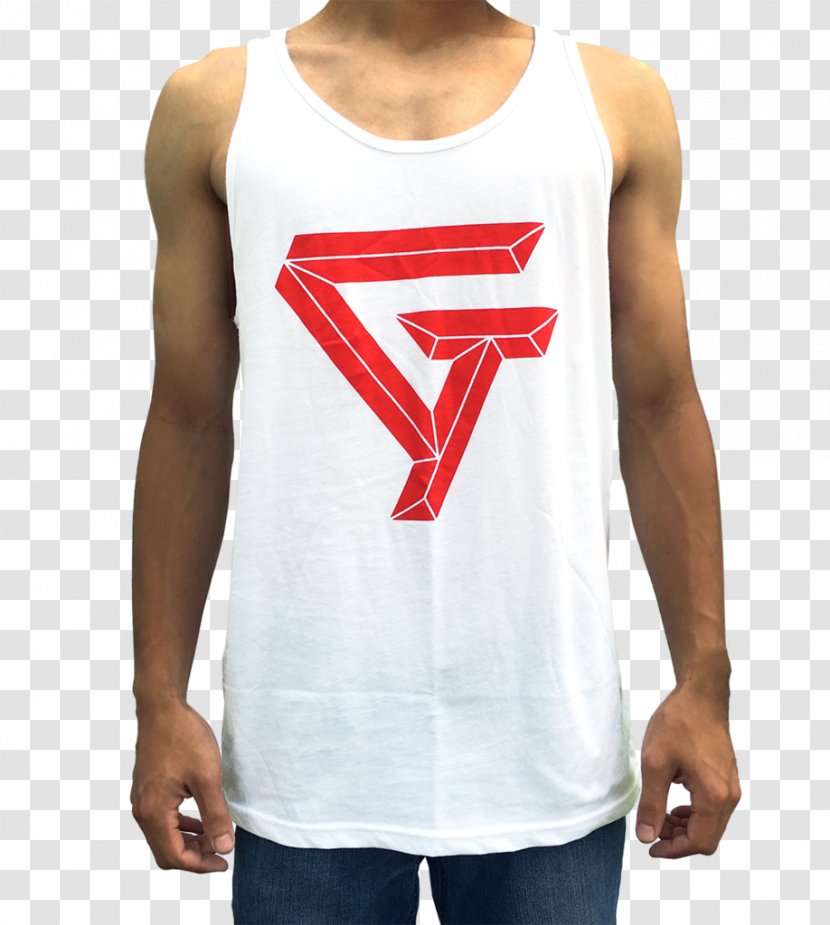 T-shirt Logo Product Sleeveless Shirt - Cotton Transparent PNG