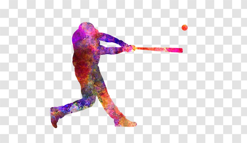 Baseball Player Huelva Art - Purple - Pablo Transparent PNG
