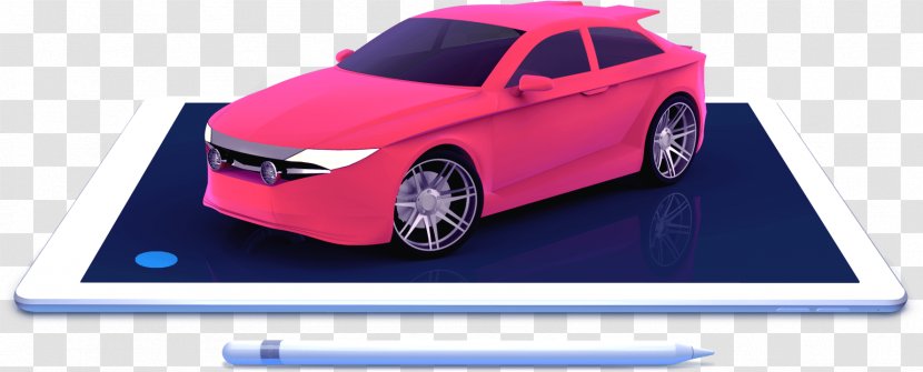 Car 3D Computer Graphics Sketch - Red - Hand-painted 3d Fruits Transparent PNG