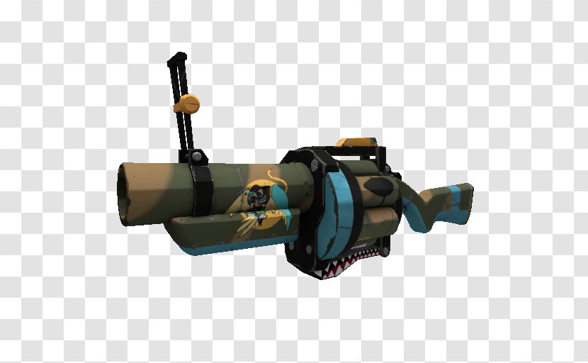 Team Fortress 2 Loadout Grenade Launcher Shotgun Weapon - Watercolor Transparent PNG